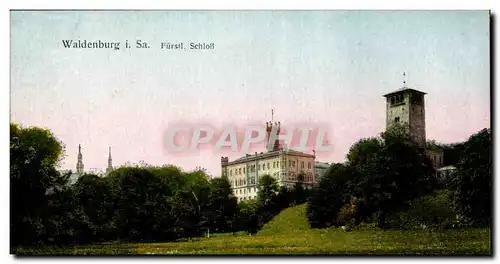 Cartes postales Waldenburg i Sa Furst Schloss