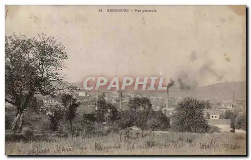 Cartes postales Hericourt Vue generale