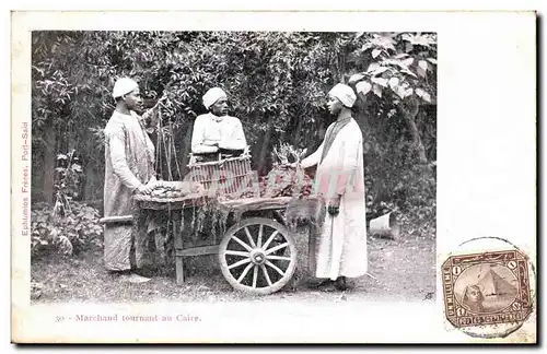 Cartes postales Egypte Egypt Marchand tournant au Caire