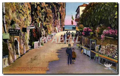 Italia - Italie - Italy - Grimaldi Ventimiglia - Ponte San Luigi - Cartes postales