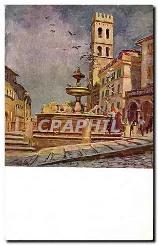 Italia - Italie - Italy - Assisi - La Fontana - Cartes postales