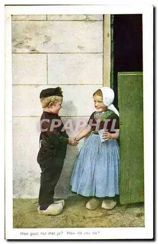 Nederland - Holland - Pays Bas - Folklore - Enfants - jonge - Kind Cartes postales