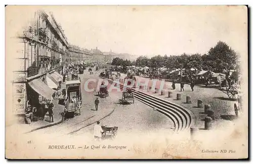 Bordeaux - Le Quai de Bourgogne - Cartes postales