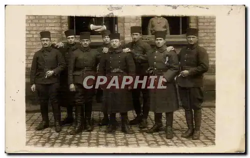 CARTE PHOTO Militaria Soldats Regiment