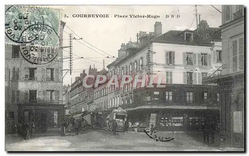 Cartes postales Courbevoie Place Victor Hugo