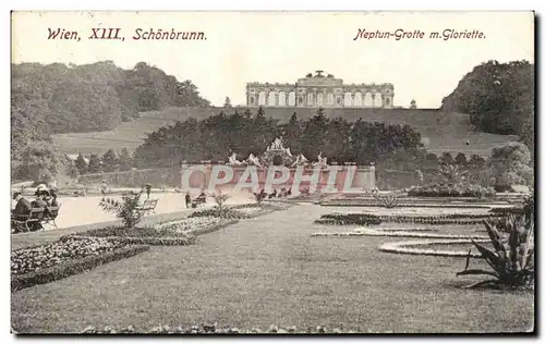 Autriche - Austria - Wien - Neptun Grotte m Gloriette - Cartes postales