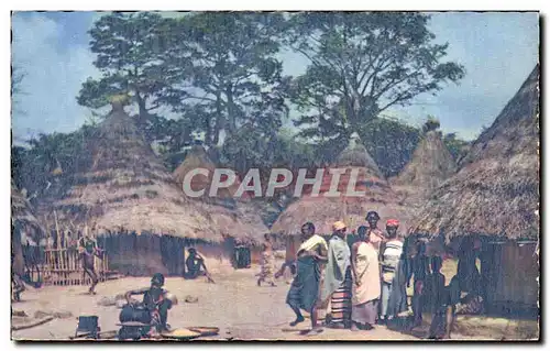 Afrique - Africa - L Afrique en Couleurs - Village Africain - Cartes postales