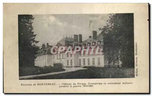 Cartes postales Environs de Montereau Chateau de Forges