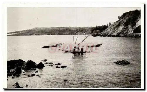 Cartes postales Senegal Dakar Depart pour la peche