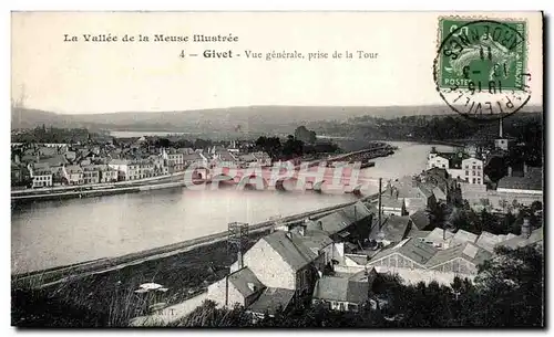 Givet - Vue Generale prise de la Tour - Cartes postales