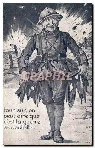 Militaria - C est la Guerre en dentelle - Cartes postales