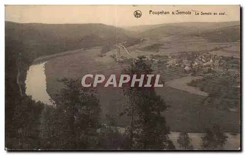 Cartes postales Belgique Poupehan s Semois La Semois en aval