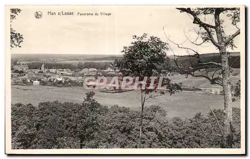 Cartes postales Belgique Han sur Lesse Panorama du village