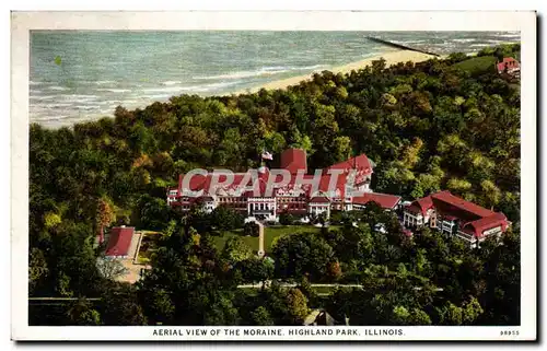 Cartes postales Aerial View of the Moraine Highland Park Illinois