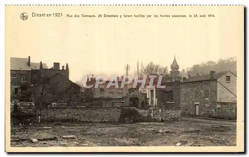 Cartes postales Dinant Rue Des Tanneurs Dinantais