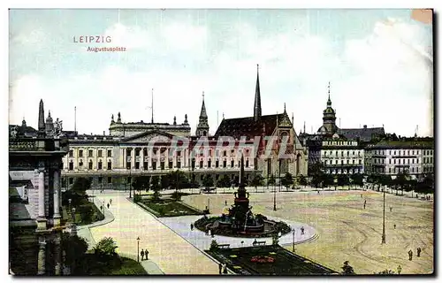 Cartes postales Leipzig Augustusplatz