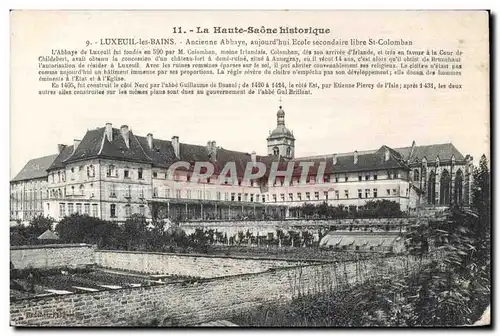 Luxeuil les Bains - Ancienne Abbaye - Cartes postales