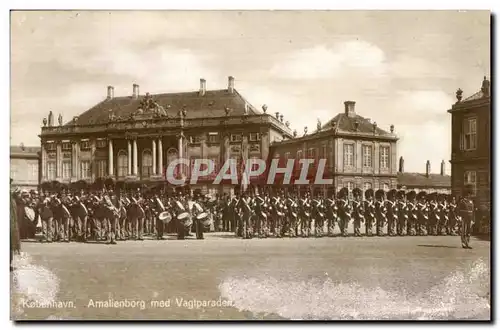 Cartes postales Kebenhavn Amilenborg med Vaglparaden Denmark Danemark