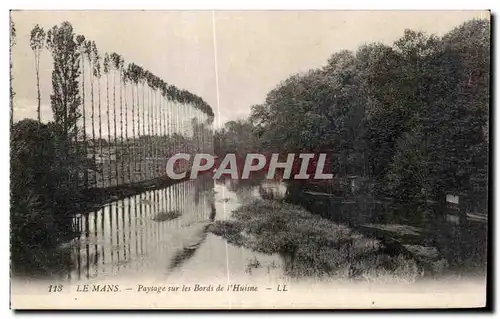 Cartes postales Le Mans Paysage sur les Bords de L Huisne