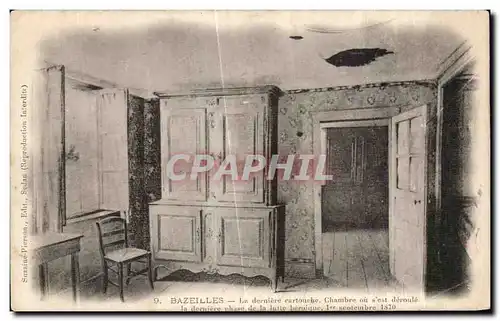 Cartes postales Bazeilles La derniere cartouche Chambre ou s est deroule la derniere phase de la lutte heroique