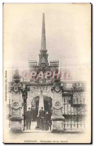 Cartes postales Bazeilles Monument De La Crypte