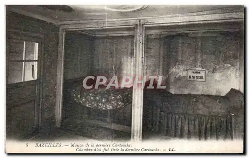 Cartes postales Bazeilles Maison de la derniere Cartouche Chambre d ou fut tiree la derniere Cartouche Militaria