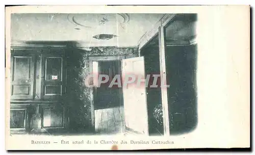 Cartes postales Bazeilles Etat actuel de la Chambre de la Derniere Cartouche Militaria