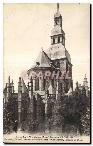 Cartes postales Dinan Eglise Saint Sauveur L Abside