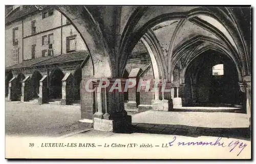 Cartes postales Luxeuil Les Bains Le cloitre