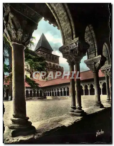 Cartes postales Moissac le Cloitre et le Clocher de I Eglise Abbatile Saint Pierre