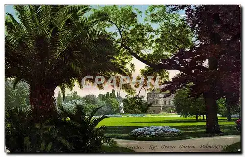 Cartes postales Dresden Kgl Grosser Garten Palmengrup