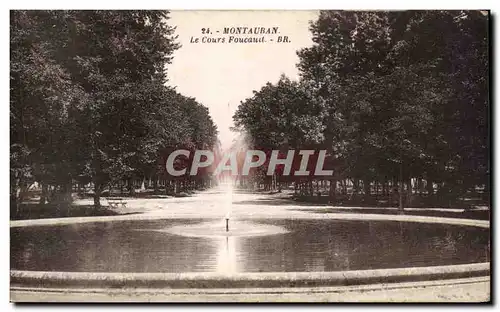 Cartes postales Montauban Le Cours Foucault