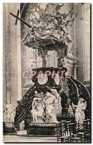 Cartes postales Gand La Chaire de Verite de I&#39Eglise St Bavon