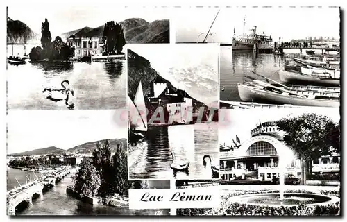 Cartes postales moderne Lac Leman sur le lac Thonon le Port Chateau de Chillon