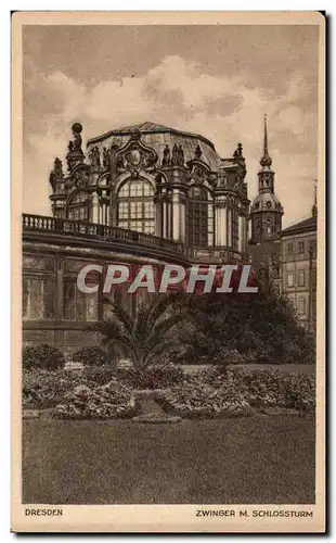 Cartes postales Dresden Zwinger M Schlossturm