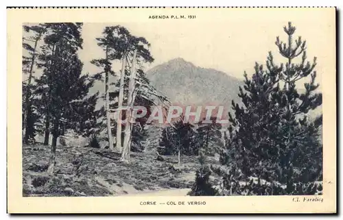 Cartes postales Corse Col De Vergio Corsica