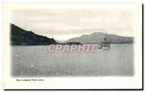 Cartes postales Ben Lomond From Luss Bateau