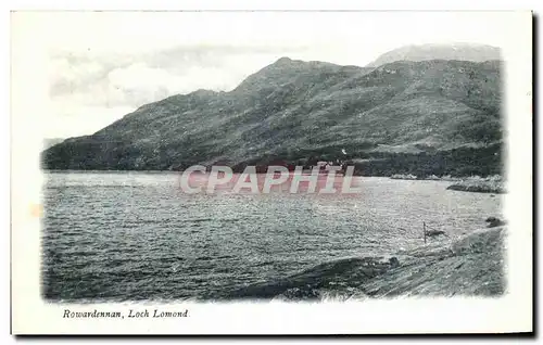 Cartes postales Rowardennan Loch Lomond