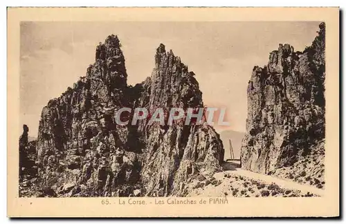 Cartes postales La Corse Les Calanches de Piana