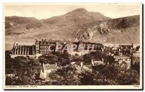 Cartes postales Edinburgh Holyrood Palace