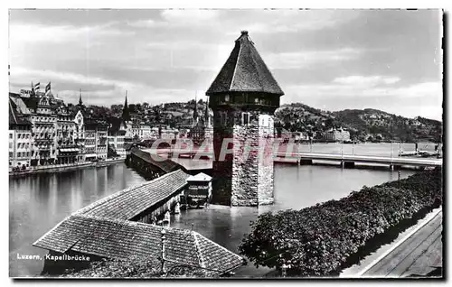 Cartes postales Luzern Kapellbrucke