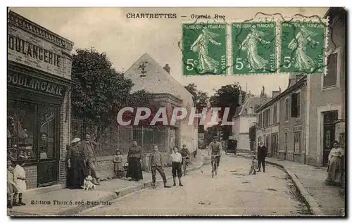 Cartes postales Chartrettes Grande Rue
