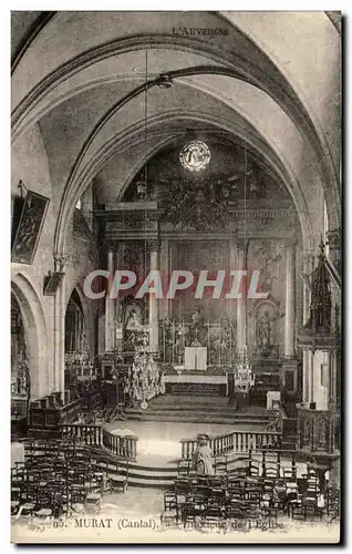 Cartes postales Murat Interieur de l&#39Eglise