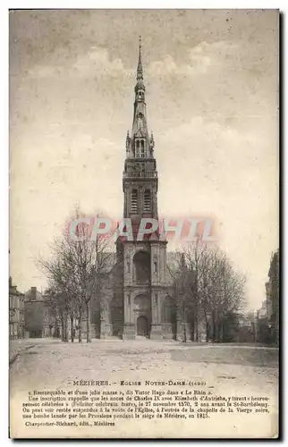 Cartes postales Mezieres Eglise Notre Dame