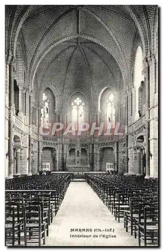 Cartes postales Marans Interieur de l&#39Eglise