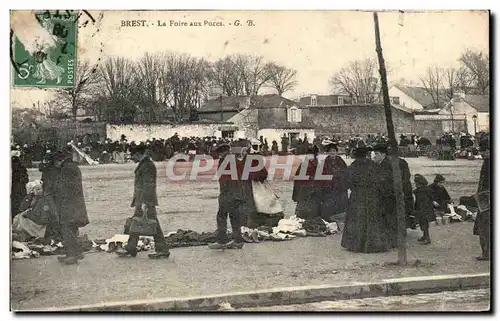 Cartes postales Brest La Foire Aux Puces TOP