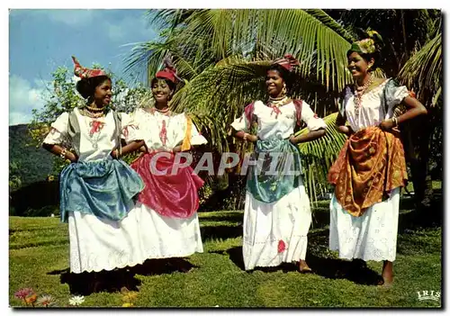 Cartes postales moderne Martinique Danseuses du Groupe Folklorique Loulou Boislaville