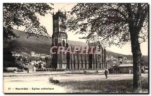 Cartes postales Neuchatel Eglise Catholique