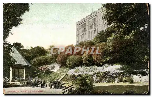 Cartes postales Norwich Castle Gardens