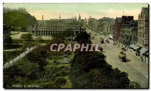 Cartes postales Princes St Edinburgh